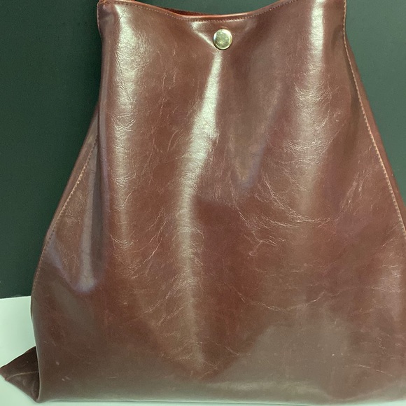 CRYSTALYN KAY Metier Tote Wine Shoulder Bag Purse - Picture 5 of 17